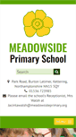 Mobile Screenshot of meadowsideprimary.org