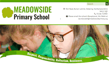 Tablet Screenshot of meadowsideprimary.org